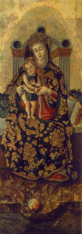 CRIVELLI, Vittorio Madonna with the Child rg Sweden oil painting art